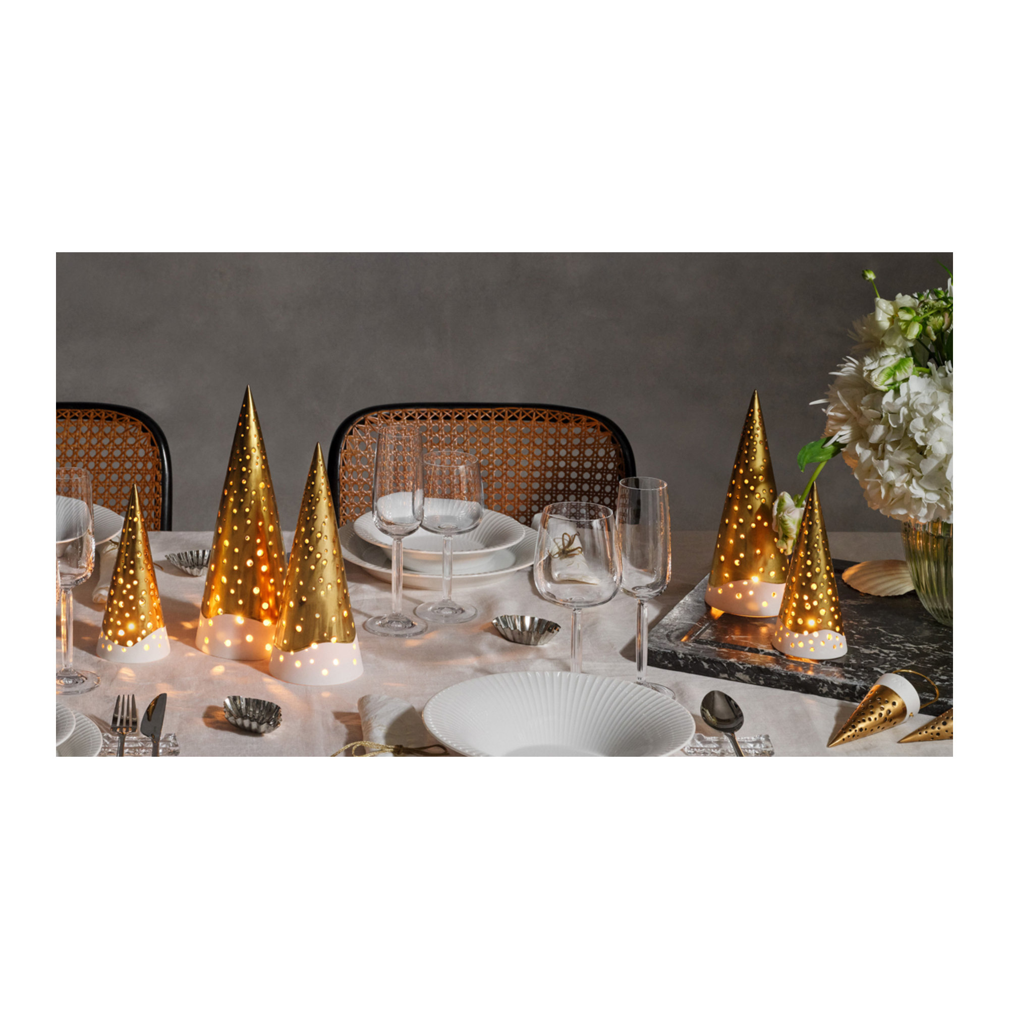 Hammershoi Champagne Glass, Clear
