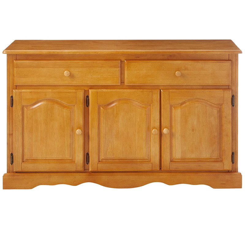 Lillehammer 53'' Solid Wood Sideboard, Rich Honey Light Oak
