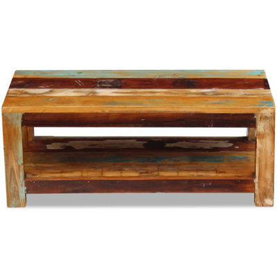 Nassau Solid Wood Frame Single Coffee Table with Storage by World Menagerie