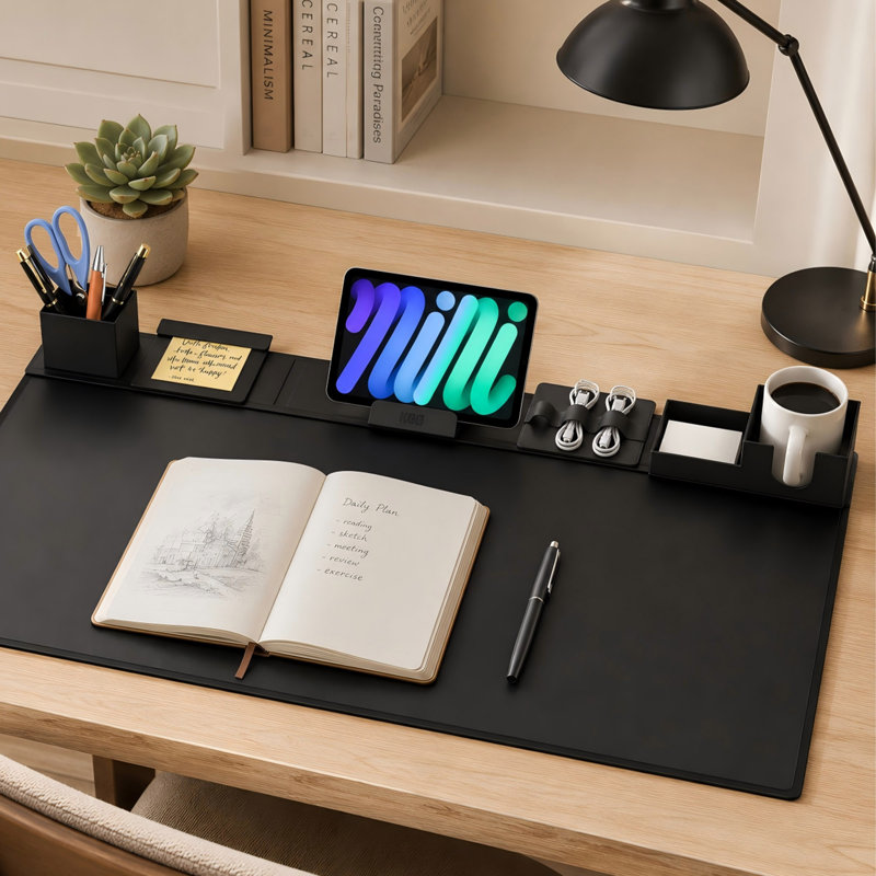 Ensemble de 6 sous-mains avec accessoires magnétiques et rangement