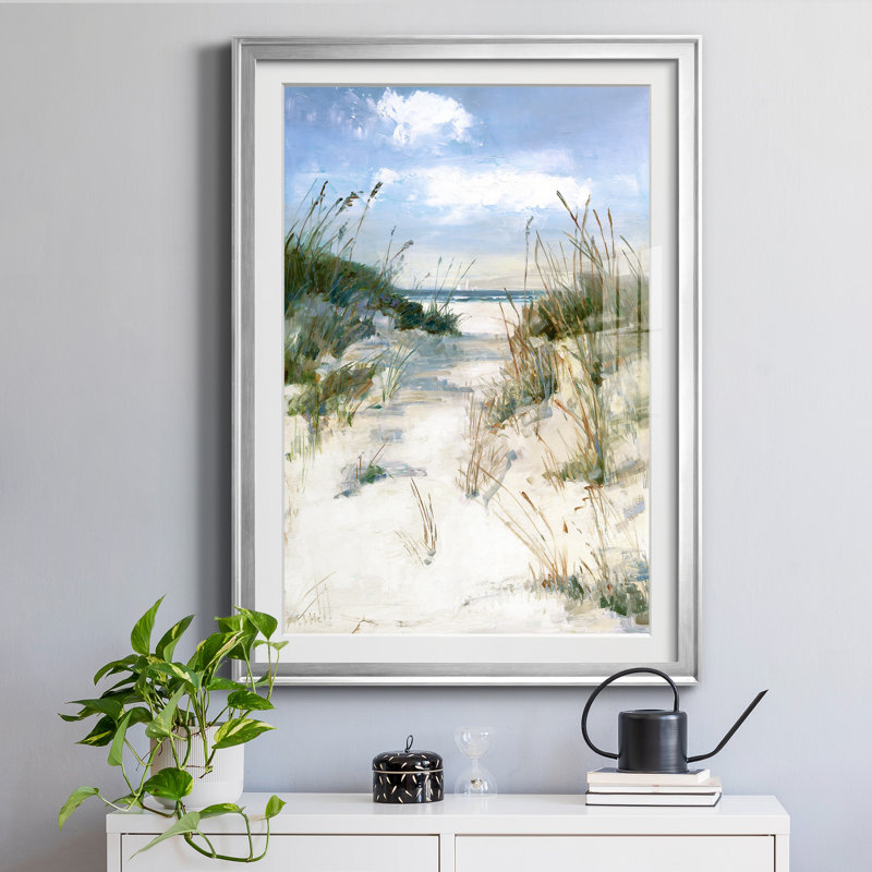 Sally Swatland par Dune View - reproduction de cadre photo sur papier, Encadrement argenté, H 22,5 po x l 30,5 po x P 1,5 po