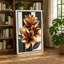 Golden Lotus Blooms Botanical - Wrapped Canvas-1690371824-1690371832