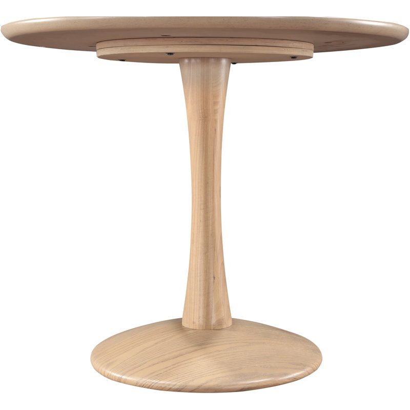 Holly Pedestal Dining Table, 36" L x 36" W, Oak