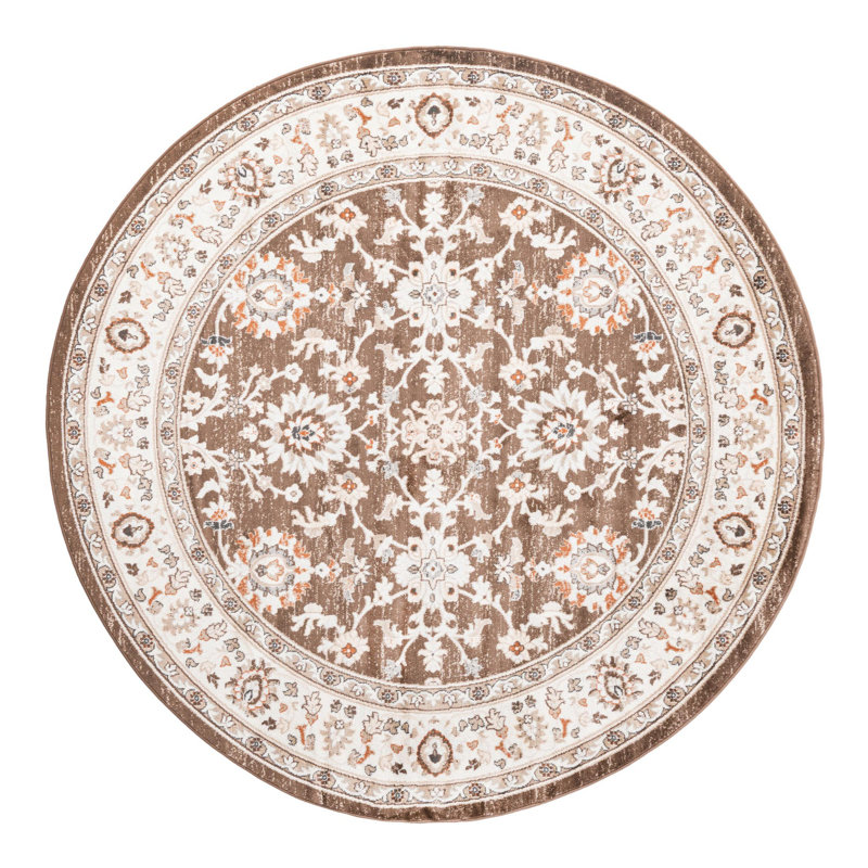 Charlotte Floral Indoor Rug, Round 7'10"