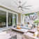 Oversized Windmill - Blade Modern Farmhouse Standard LED Ceiling Fan with Remote Control and Light Kit Included