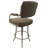 Swivel Upholstered Counter Stool with Metal Frame-624022811-624022810