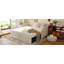 Lit de jour rembourré Vickey avec couchette escamotable et ports de chargement USB, beige-1580712991