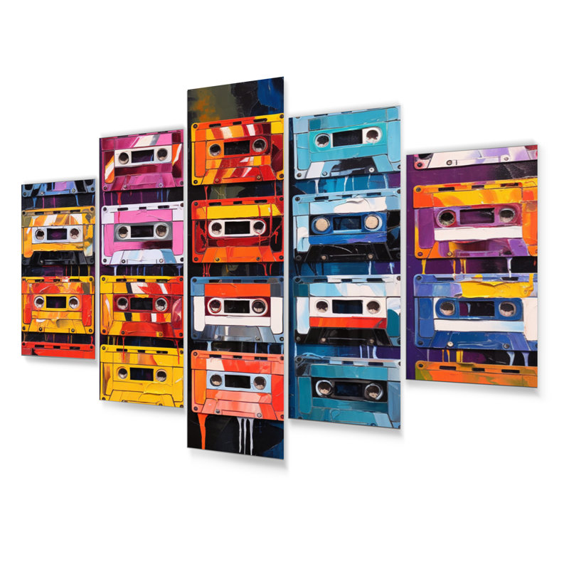 Ensemble de 5 cassettes rétro Rhythms III