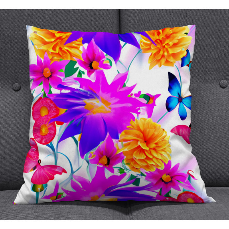 Coussin décoratif, Housse de coussin seulement - sans coussin, H 16 po x l 16 po