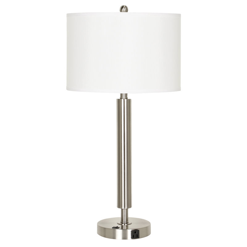 Wellesley Metal Table Lamp, Chrome