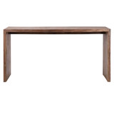 Chilton 60-Inch Rectangular Reclaimed Teak Waterfall Writing Desk