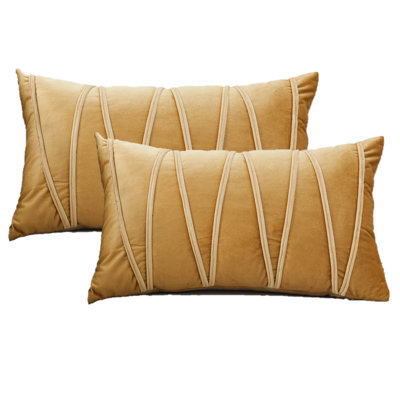 Velvet Chevron Lines Chevron Velvet Pillow Cover