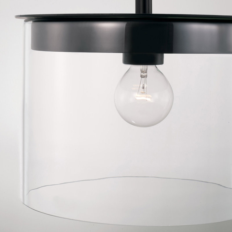 Elstone 1 - Light Simple Pendant, Matte Black