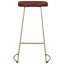 Tabouret en bois massif 30,7 po