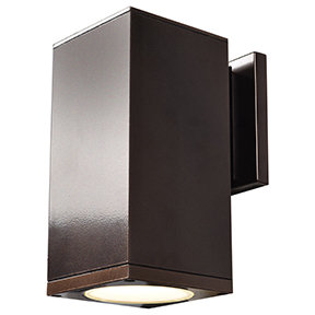 Kirkham Wall Light, 8" H x 5" W x 6" D, Bronze