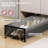 Under Bed Storage With Wheels, 54L XXL Larger Under Bed Storage Containers With Clear Lids, 36'' Lengthen Under Bed Shoe Organizer