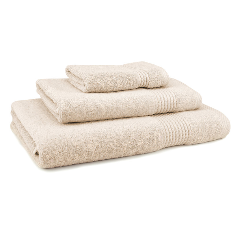 Ensemble de serviettes 3 pièces Adlena, Beige
