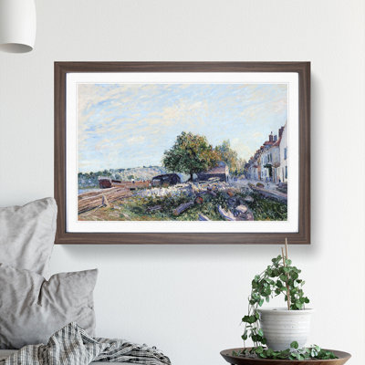 Saint Mammes Morning by Alfred Sisley - Picture Frame Painting