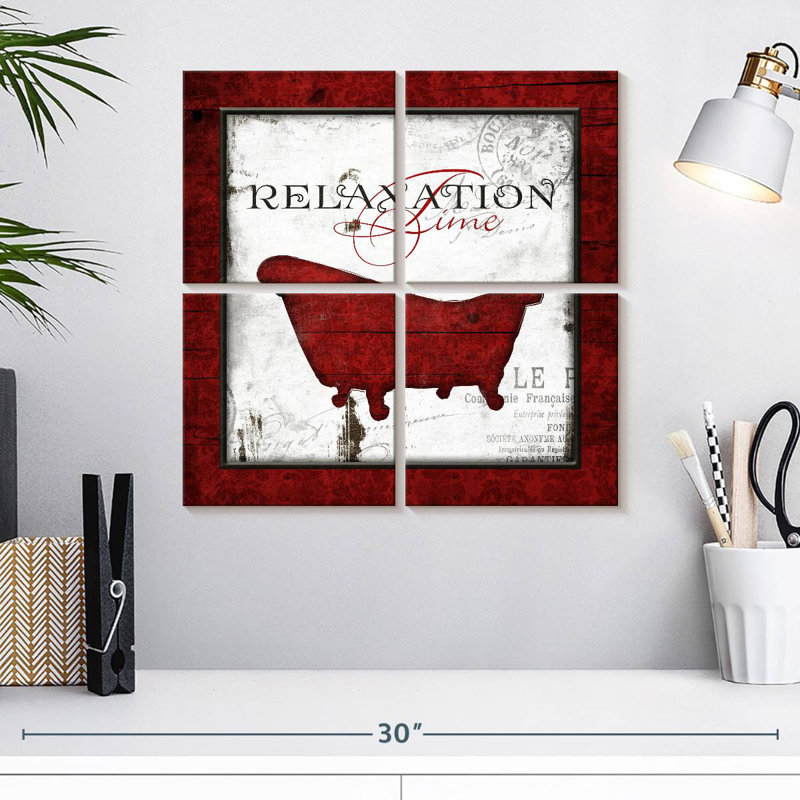 Kerrick Crimson Relaxation Time, H 18 po x l 18 po