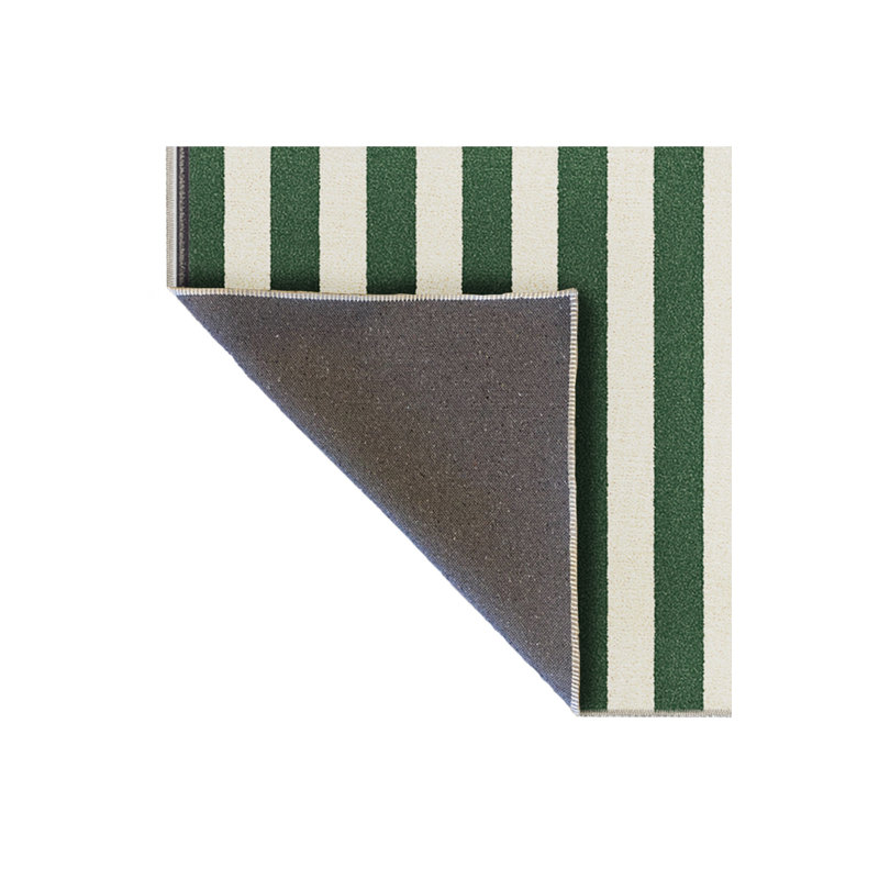 Tapis bleu tissé lavable rétro Mosso, 6'7" x 9'10"