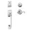 Century Handleset with Deadbolt and Flair Door Lever and Rosette-40779426-40779427-59714781