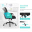 Chaise de travail ergonomique en maillage