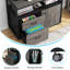 15.74"W X 29.92"H Mobile 2 Drawer File Cabinet With Doors-102052729