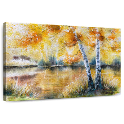 Bouleaux Alvord Golden Lakeside