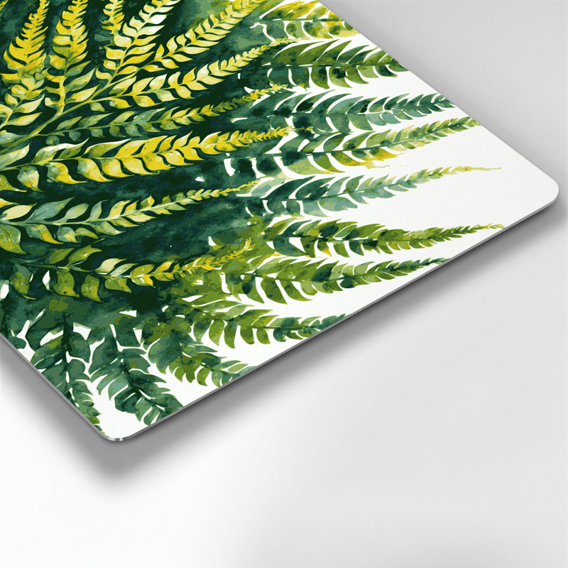 Art mural en métal Botanical Tree Fern, H 8 po x l 10 po