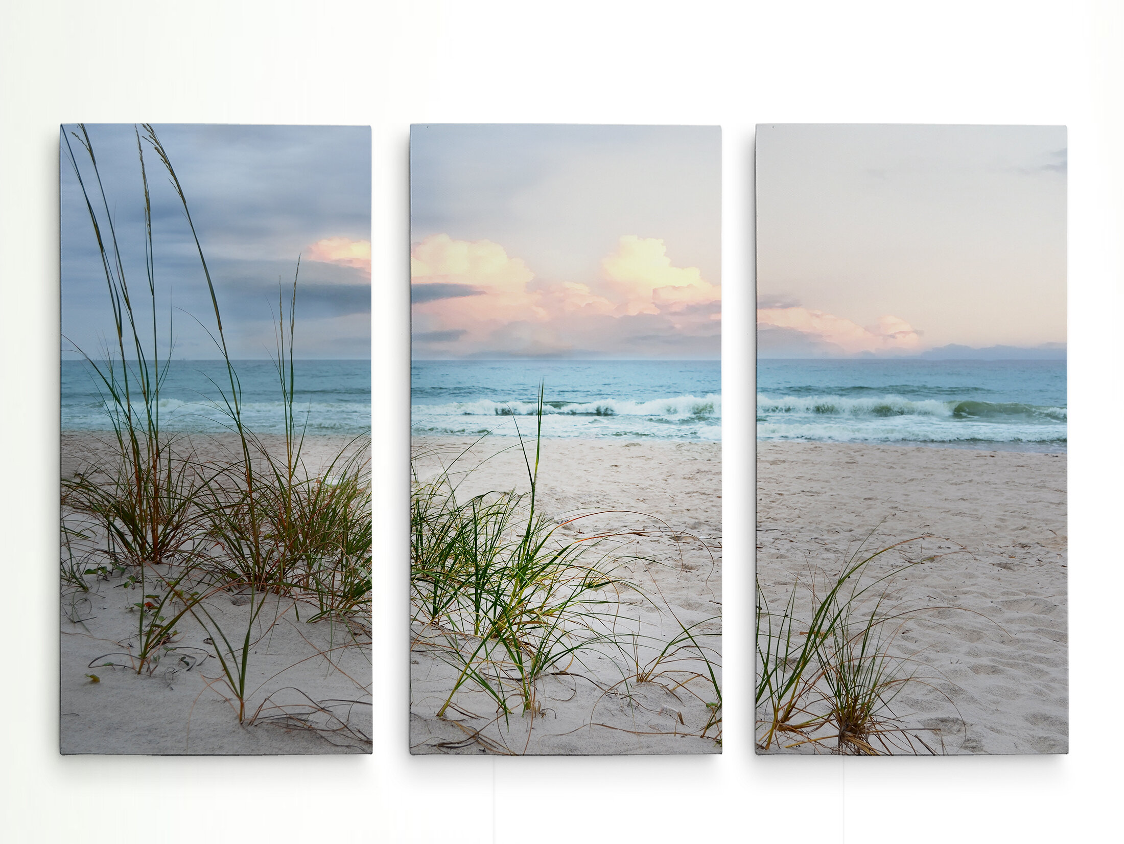 3 piece beach wall art