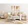 Aadam 2 Piece Modern End Table With 1 Drawer & 1 Storage Cabinet