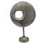 Sculpture miroir doré et argenté - Décoration moderne abstraite en aluminium-1152909969