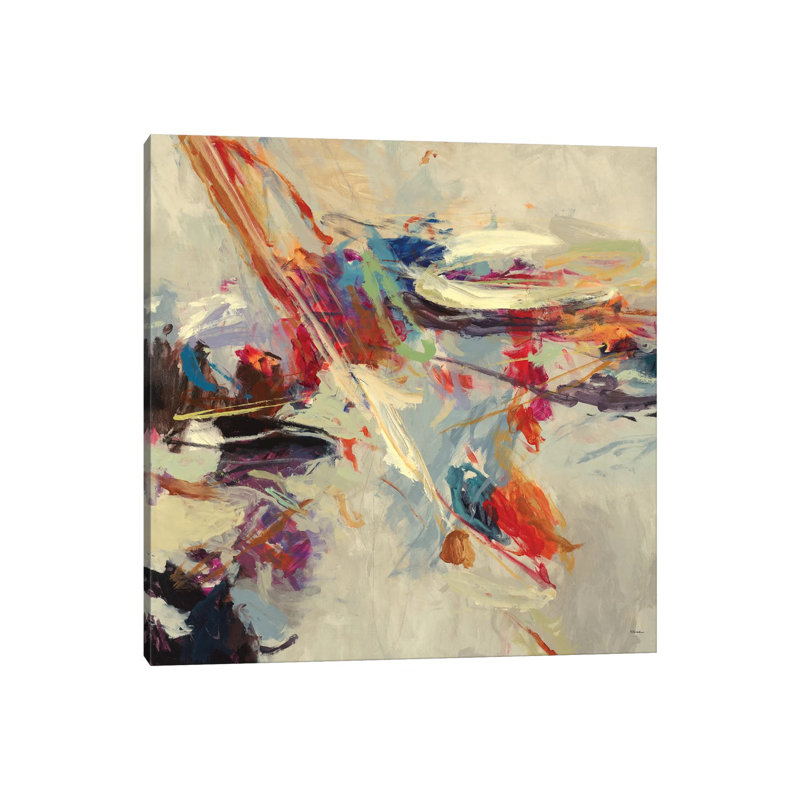 «Positif énergie I» par Randy Hibberd - reproduction d'art, Toile tendue, H 48 po x l 48 po x 1,5 po