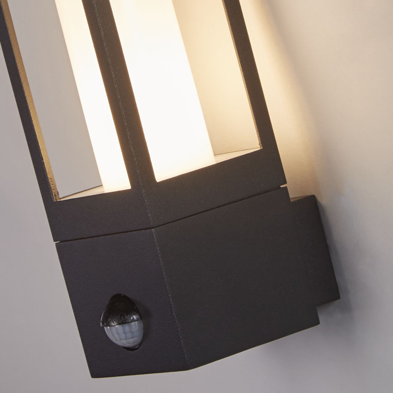 Nylajah Powder Coated Matt 21cm H Outdoor Armed Sconce