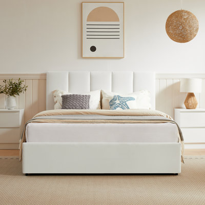 Juanetta Upholstered Platform Storage Bed with 4 Drawers