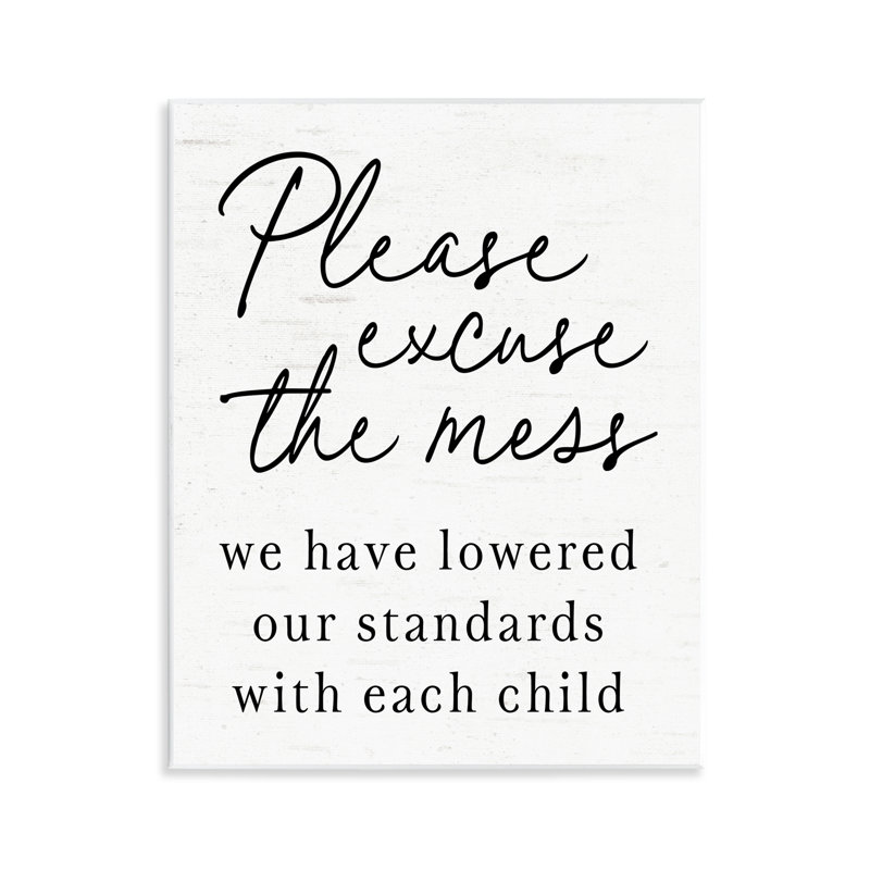 Plaque murale abaissée avec chaque enfant, design par lettré et doublé