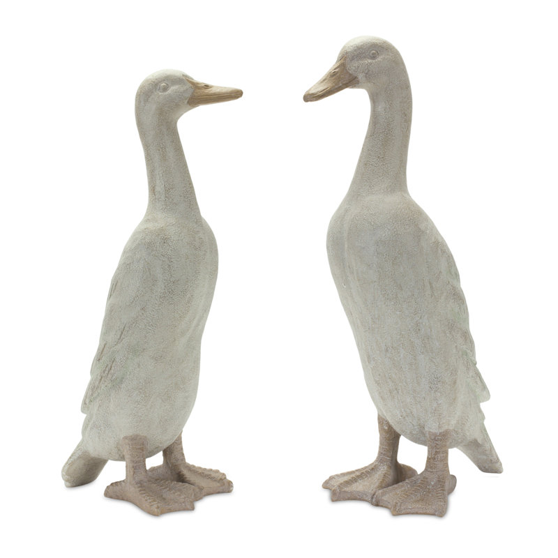August Grove Thalassa 2 Piece Resin Duck Set