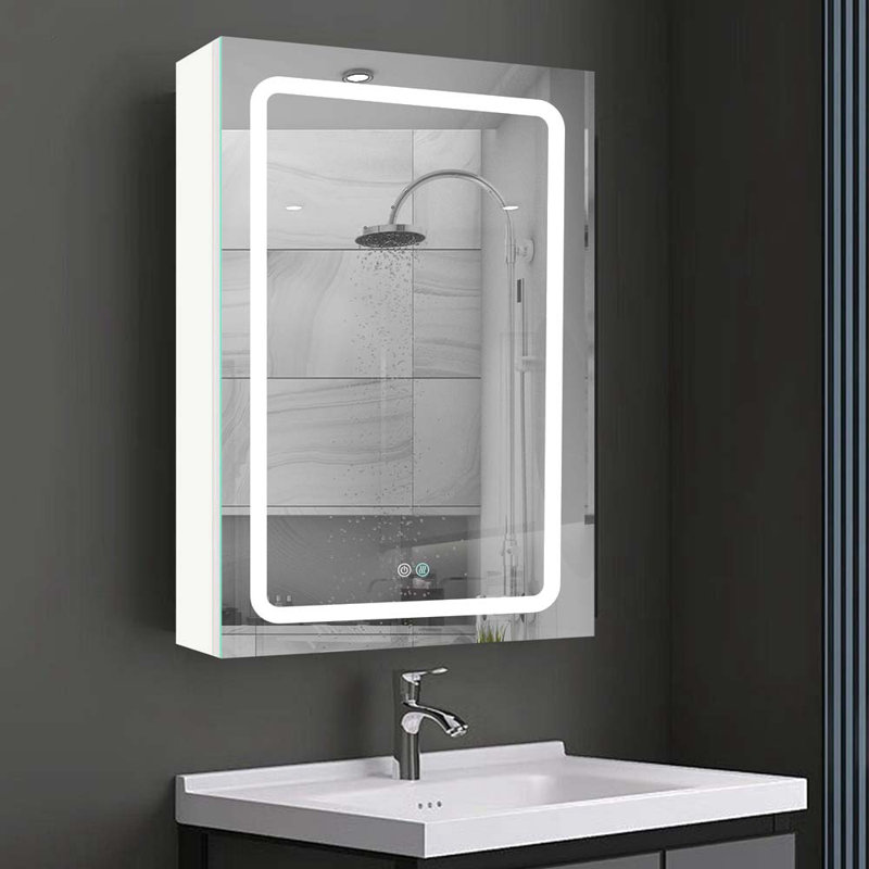 Armoire à pharmacie à miroir l 20,17 po x H 30,17 po