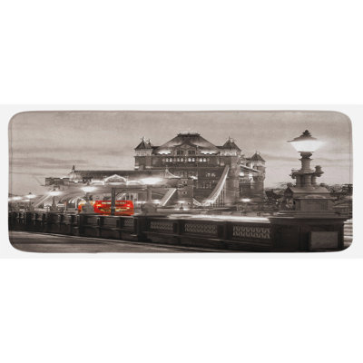 Eclectic Polyester Kitchen Mat