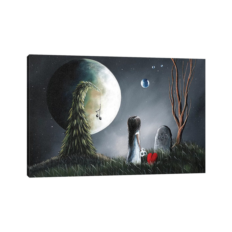 God Must Need You More Than We Do by Moonlight Art Parlour - Print on Canvas, Wrapped Canvas