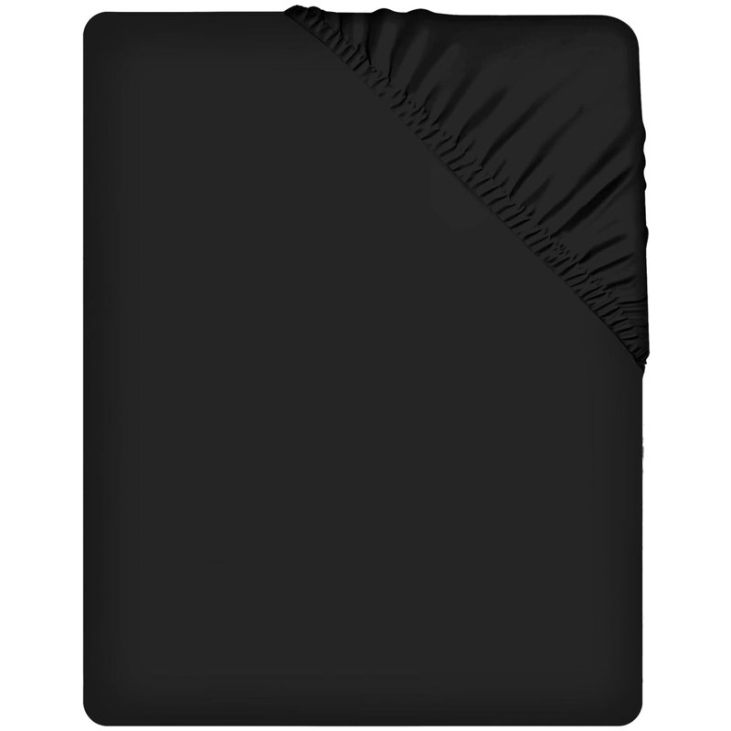 Microfiber Flatweave Fitted Sheet, Super King (6')