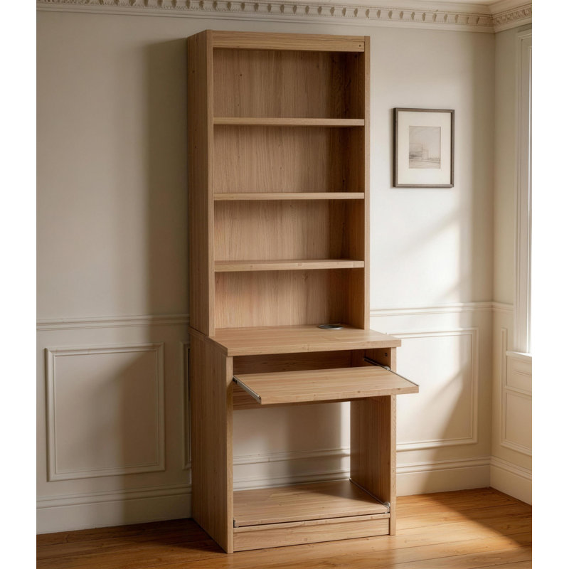 Haajarah Computer Desk, Oak