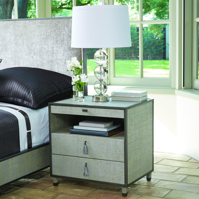 Bedside Chest, Silver