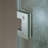 48-49" W x 76" H Pivot Frameless Single Swing Hinge Shower Door, 3/8 in. (10mm) Thickness Shattered-Proof Tempered Clear Glass-107531494