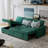 Yates 2 - Piece Upholstered Pull Out Sectional Sleeper Sofa with Storage Chaise-95374774