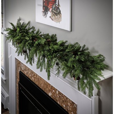 72" Natural Touch Mix Evergreen Garland