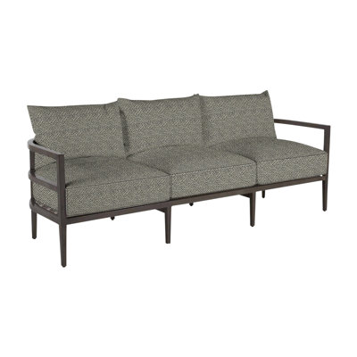 Santa Barbara 86.63" Wide Outdoor Patio Sofa with Cushions