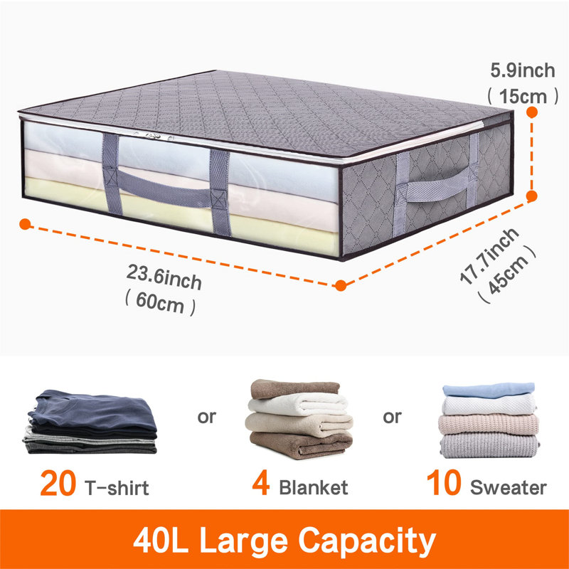 Latitude Run Fabric Storage Bag