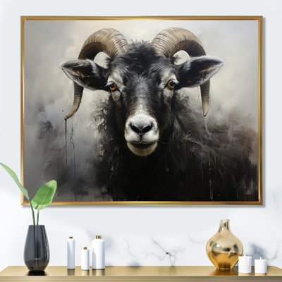" Charcoal Sheep Beauty II "