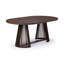 Table de salle à manger ovale moderne 72 "avec base à lattes Lido-852857813